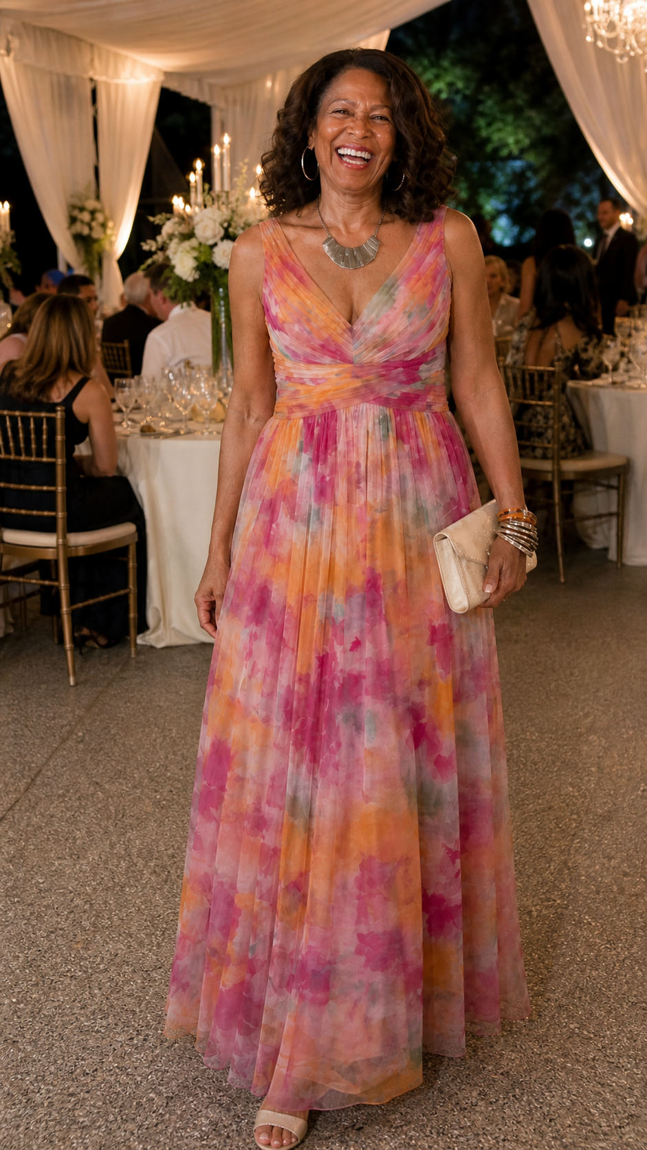 Stella & Grace™ | Abito Maxi Con Avvolgimento Morbido