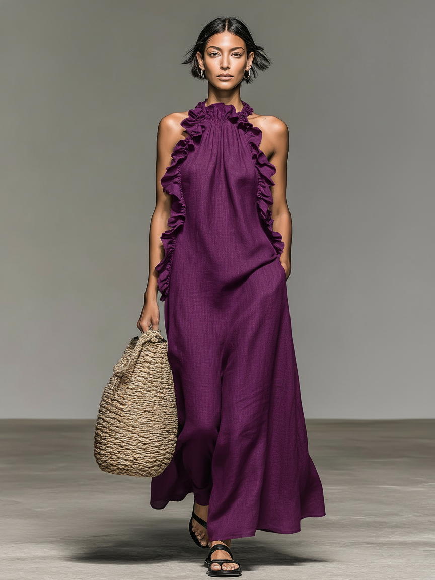 Gladys™ | Robe Maxi avec Poches
