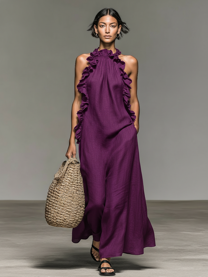 Gladys™ | Robe Maxi avec Poches
