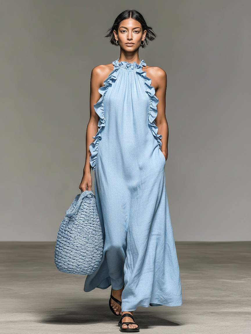 Gladys™ | Robe Maxi avec Poches