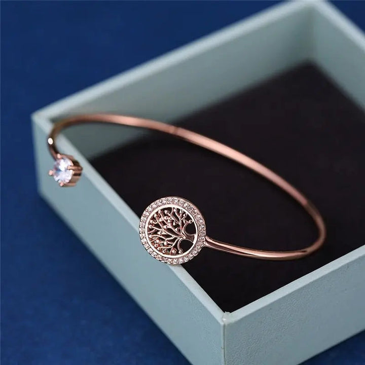 Bracelet Ajustable Arbre de Vie Intemporel