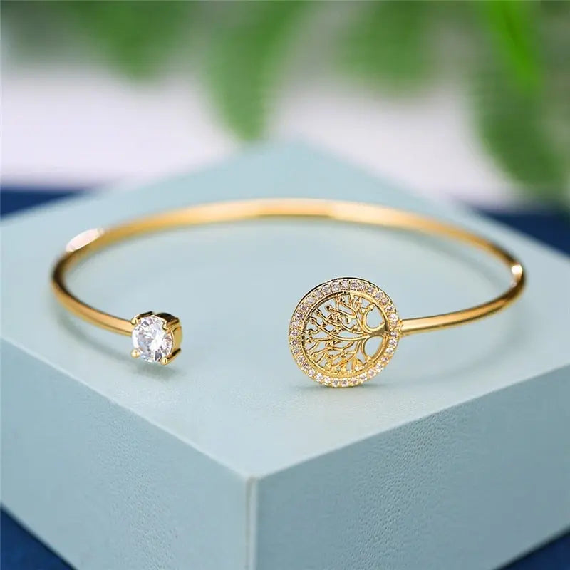 Bracelet Ajustable Arbre de Vie Intemporel