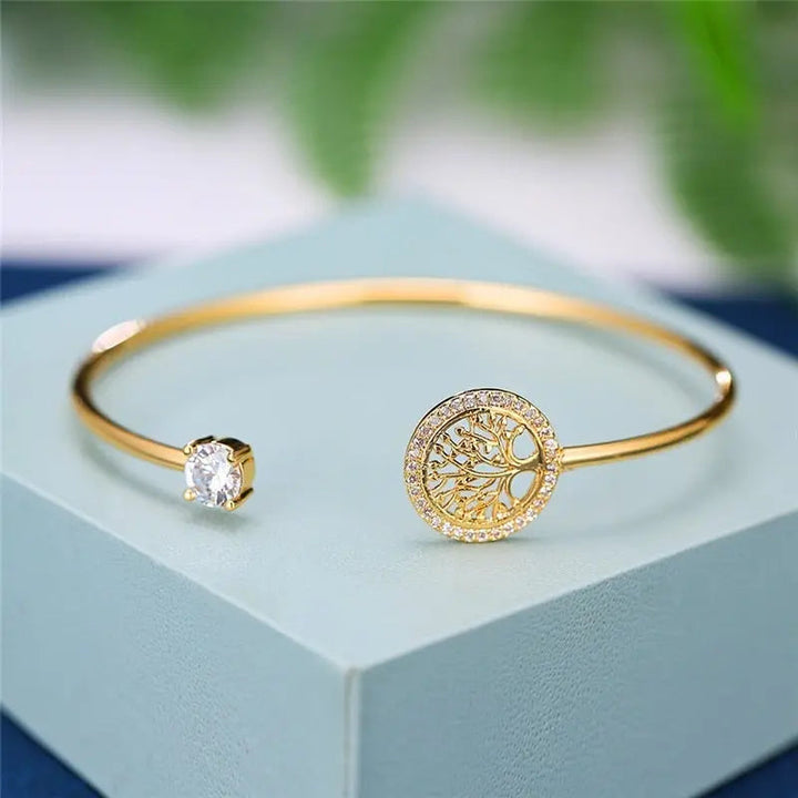 Bracelet Ajustable Arbre de Vie Intemporel