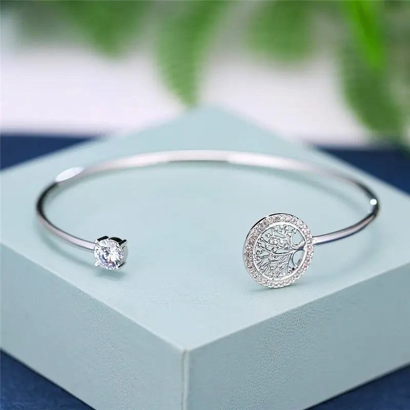 Bracelet Ajustable Arbre de Vie Intemporel