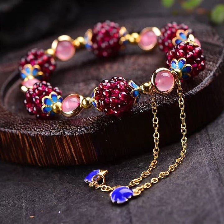 Bracelet en Pierre Naturelle avec Baies