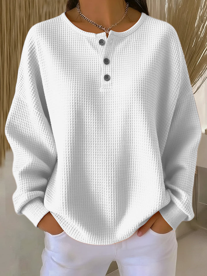 Helle™ | Waffle Knit Cozy Sweater