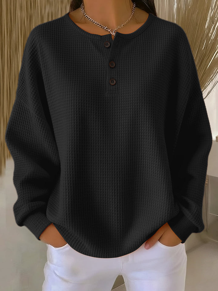 Helle™ | Waffle Knit Cozy Sweater
