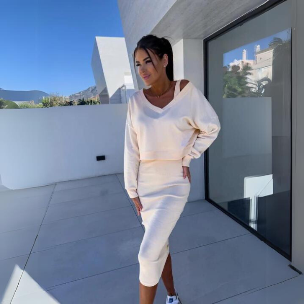 Andrine - Ensemble Décontracté Sweat et Robe