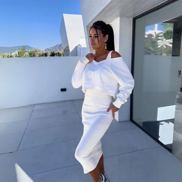 Andrine - Ensemble Décontracté Sweat et Robe