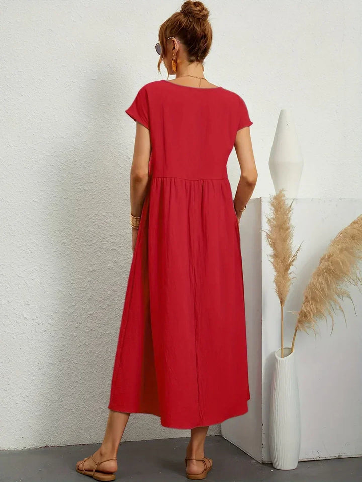 Ursina™ | Robe Midi Fluide