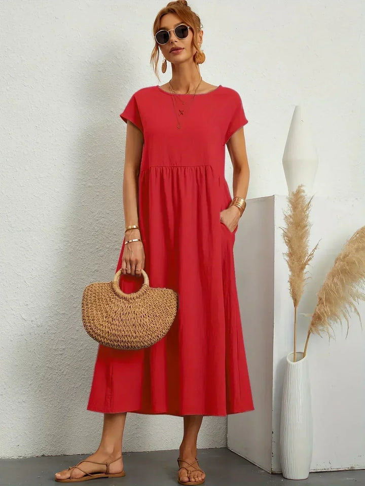 Ursina™ | Robe Midi Fluide