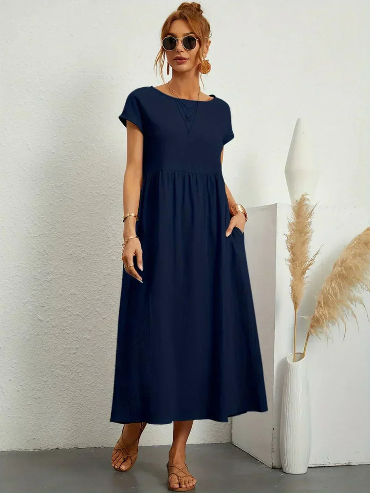 Ursina™ | Robe Midi Fluide