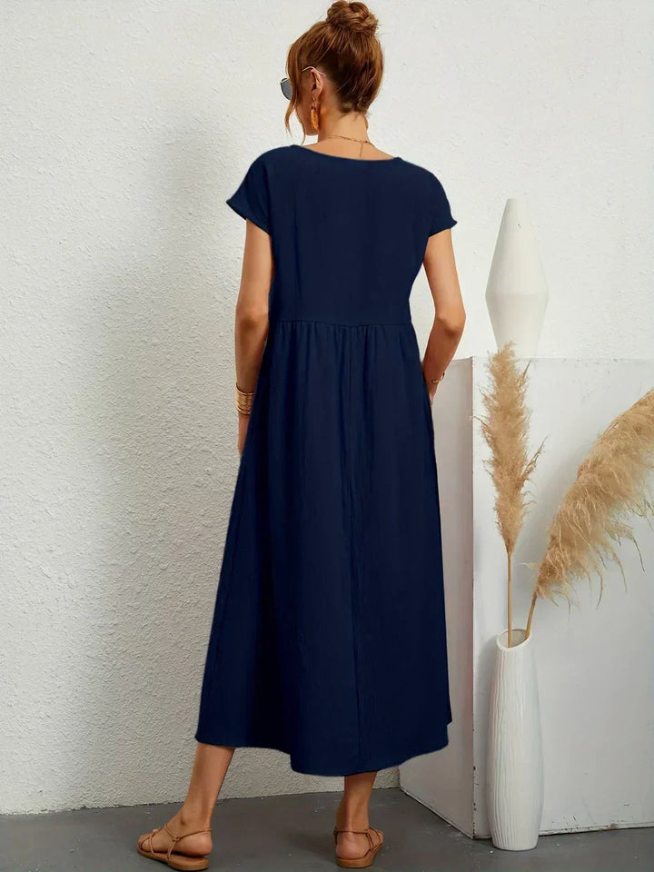 Ursina™ | Robe Midi Fluide