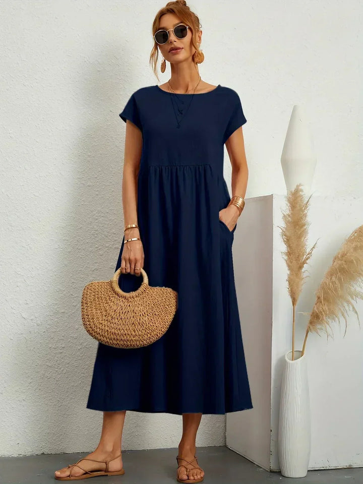 Ursina™ | Robe Midi Fluide