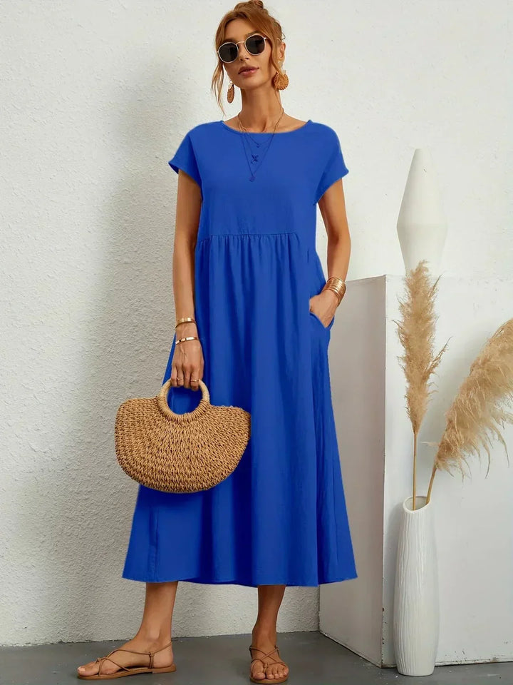 Ursina™ | Robe Midi Fluide