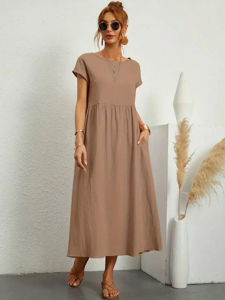 Ursina™ | Robe Midi Fluide