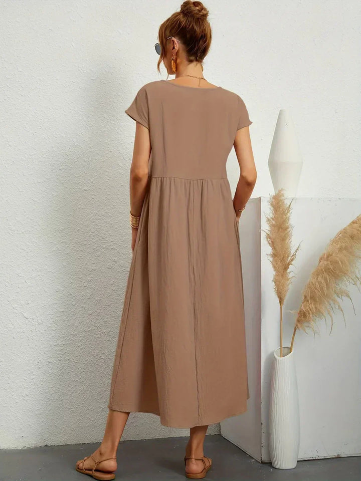 Ursina™ | Robe Midi Fluide