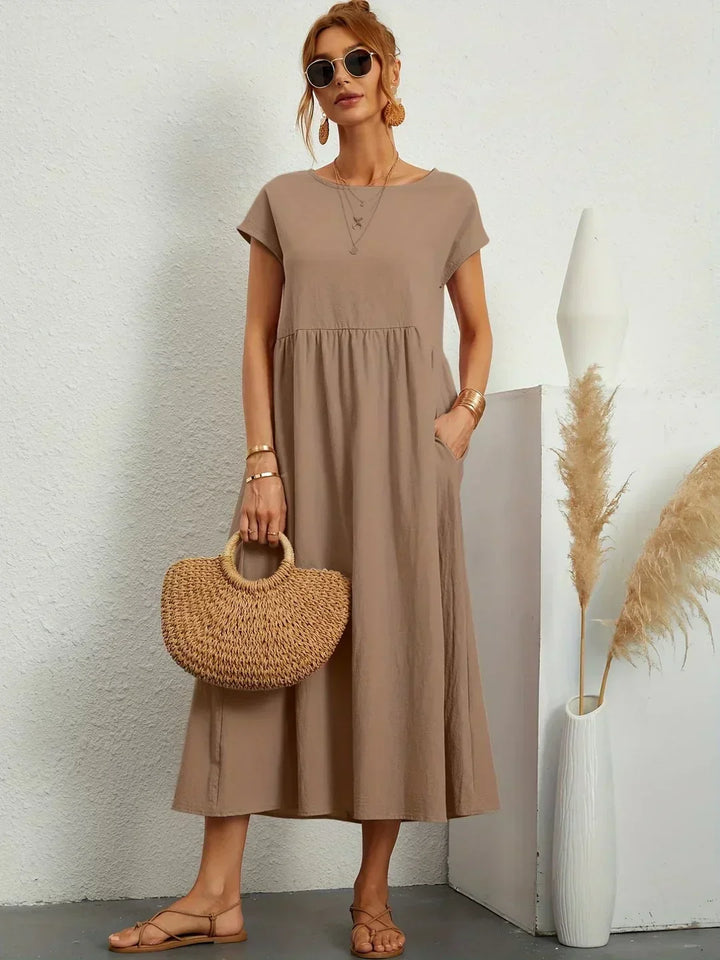 Ursina™ | Robe Midi Fluide