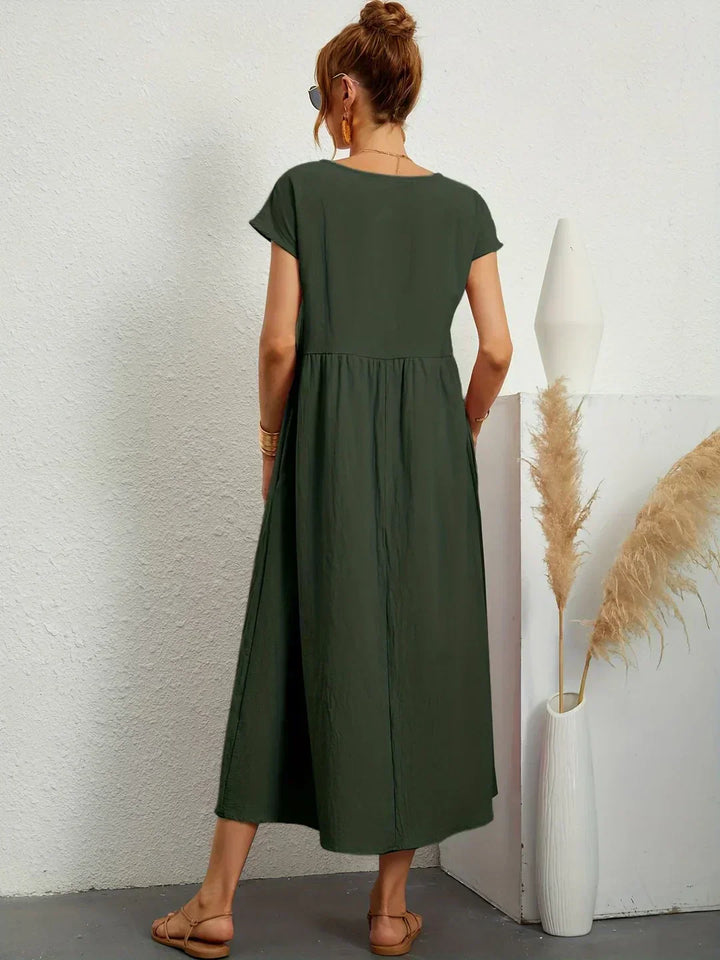 Ursina™ | Robe Midi Fluide