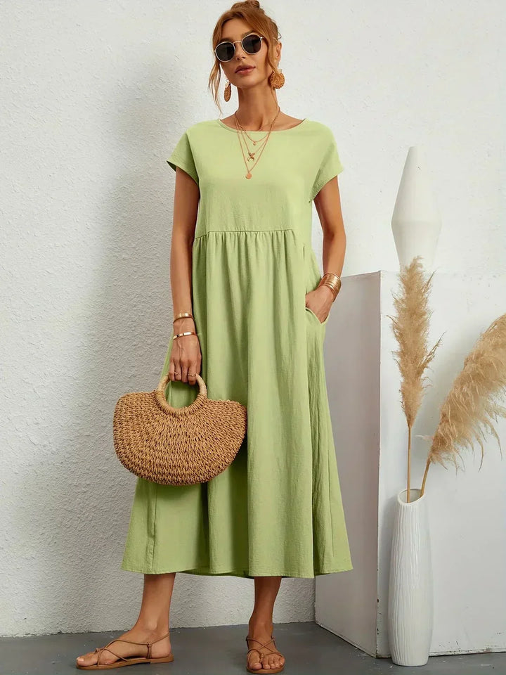 Ursina™ | Robe Midi Fluide