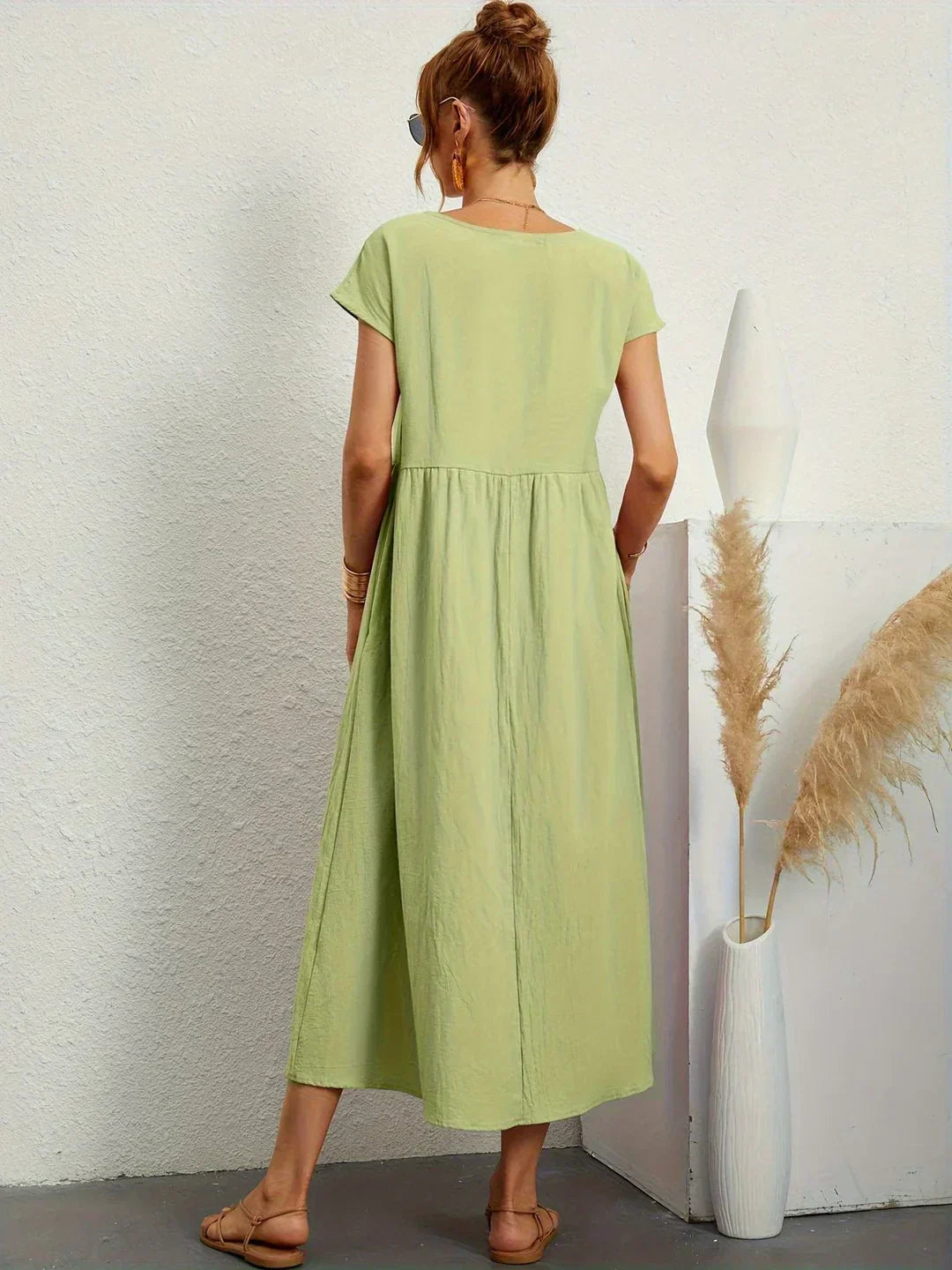 Ursina™ | Robe Midi Fluide