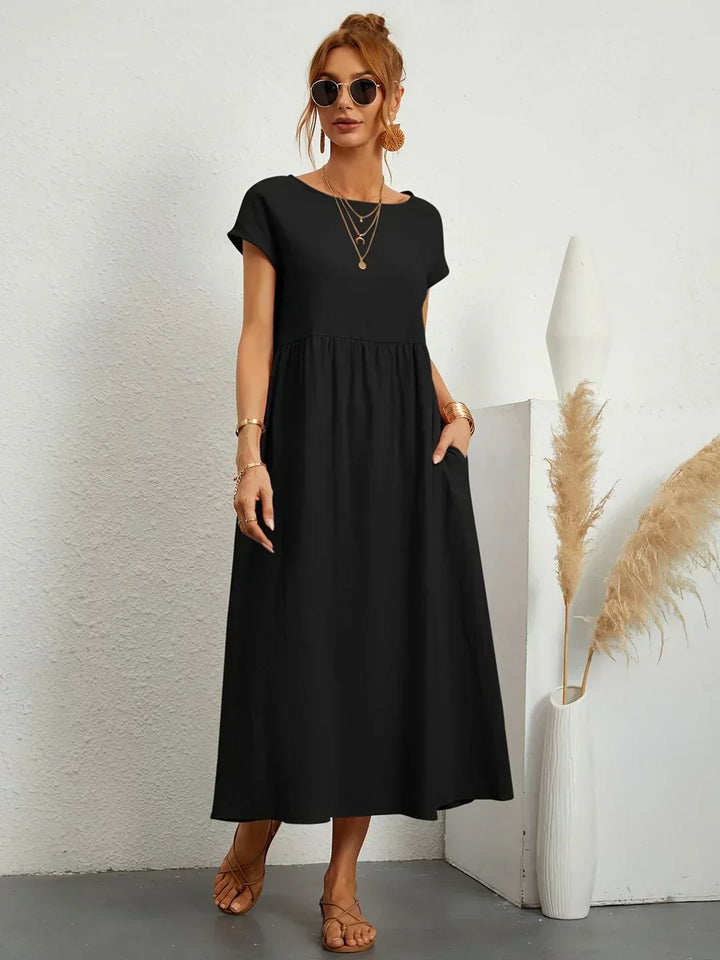 Ursina™ | Robe Midi Fluide