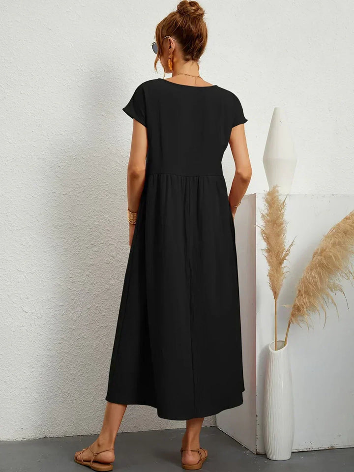 Ursina™ | Robe Midi Fluide