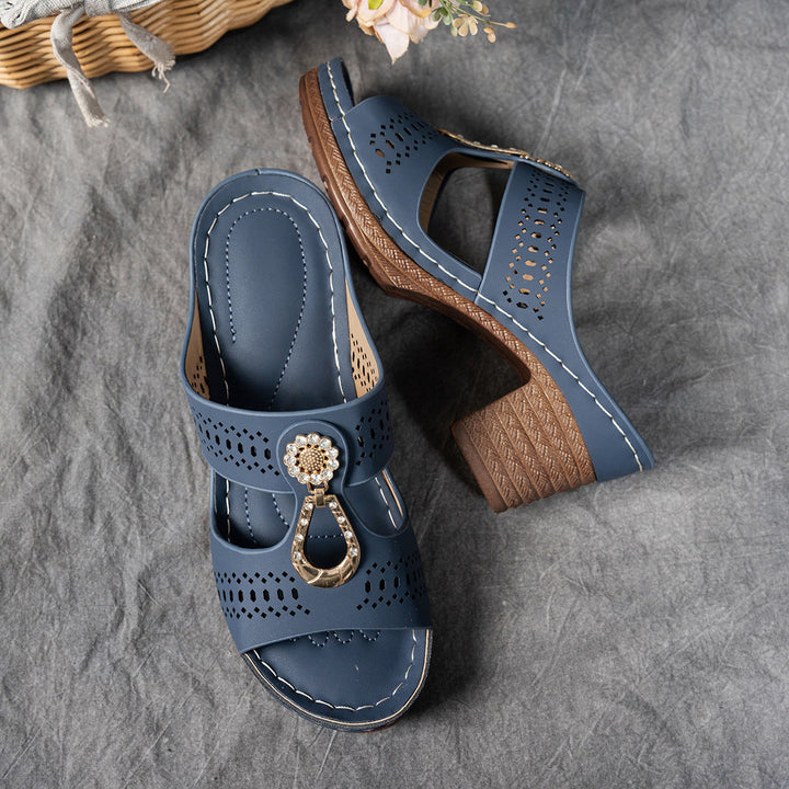 Isabella™ | Sandales Confort Orthopédiques à Talons Hauts