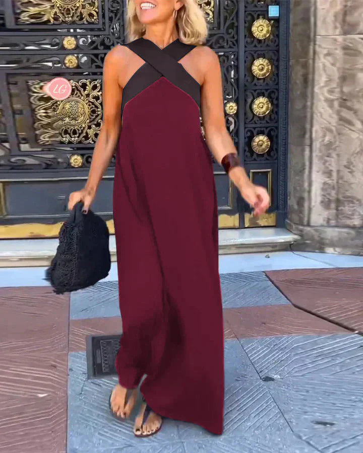 Quirine™ | Robe Maxi à Devant Enveloppé