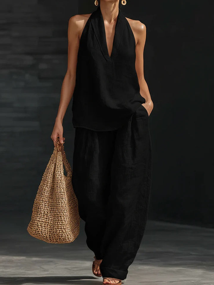 Zoë™ Ensemble sans manches avec pantalons larges