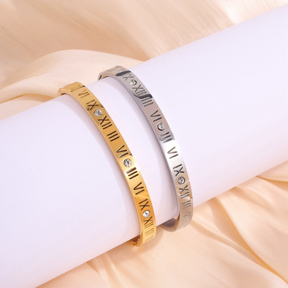 Bracelet Romain Numéral Intemporel