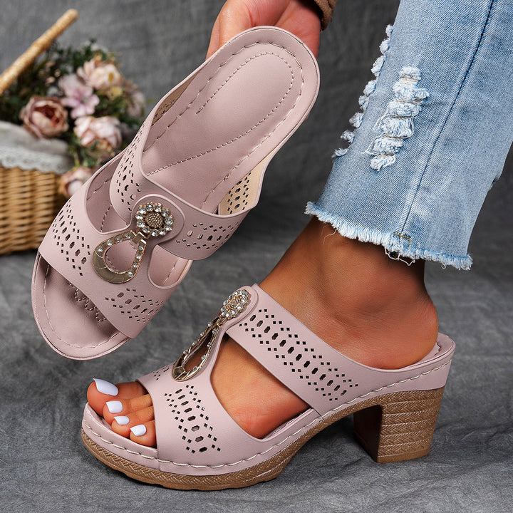 Isabella™ | Sandales Confort Orthopédiques à Talons Hauts