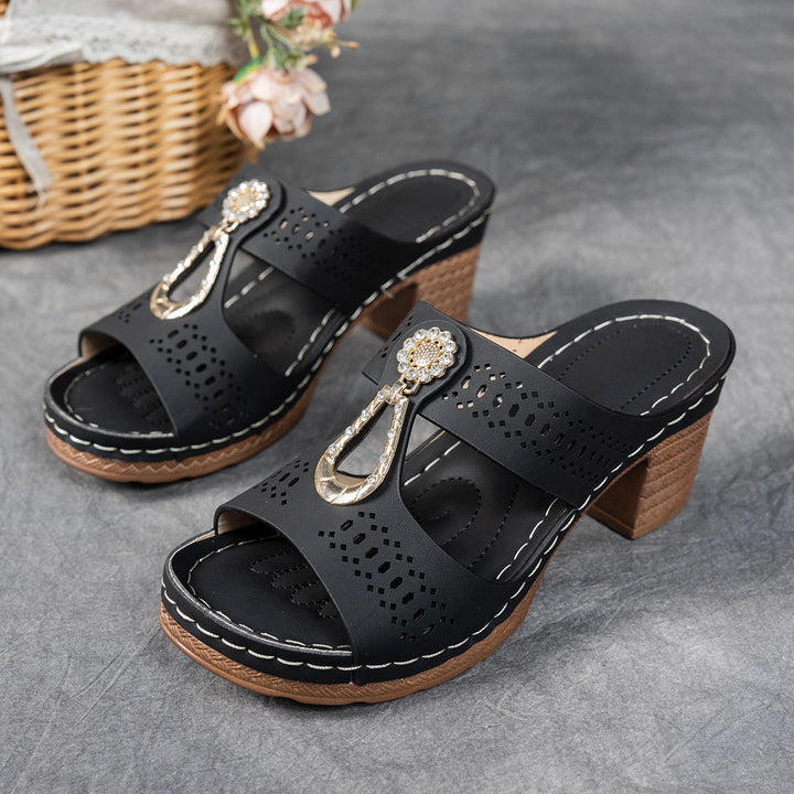 Isabella™ | Sandales Confort Orthopédiques à Talons Hauts