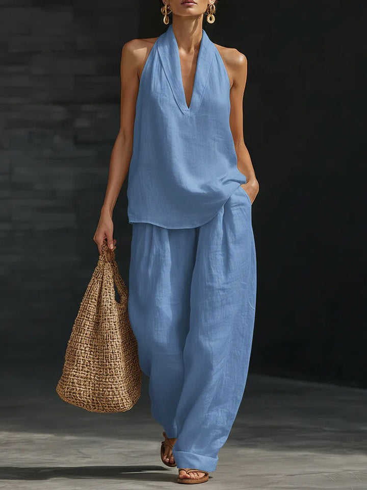 Zoë™ Ensemble sans manches avec pantalon large