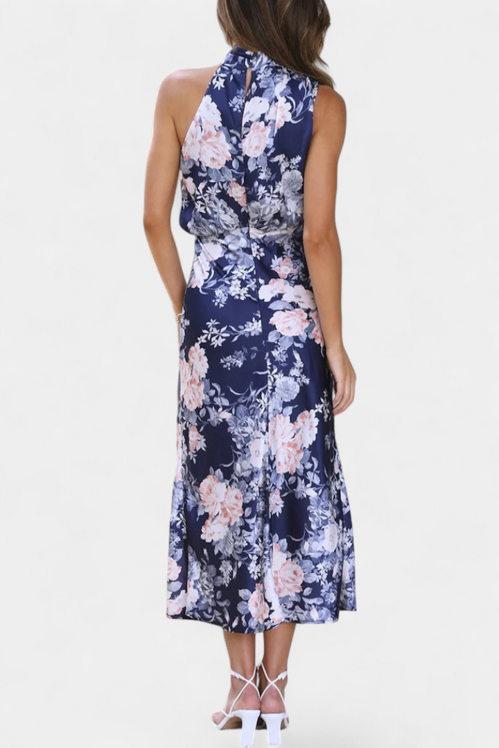 Lisa | Maxi Robe Florale à Dos Nu