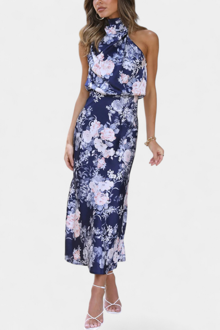 Lisa | Maxi Robe Florale à Dos Nu
