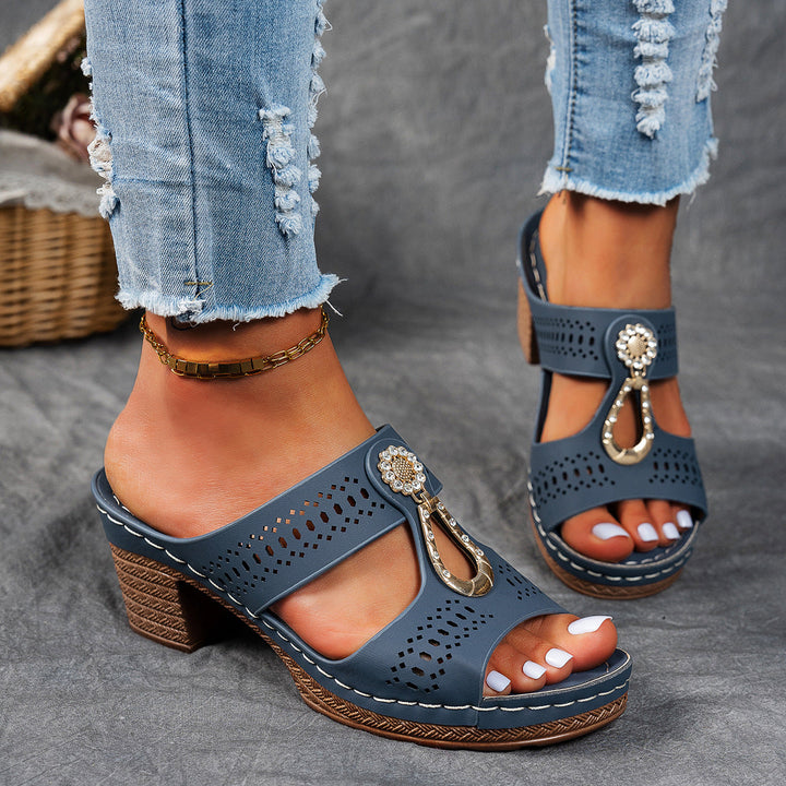 Isabella™ | Sandales Confort Orthopédiques à Talons Hauts