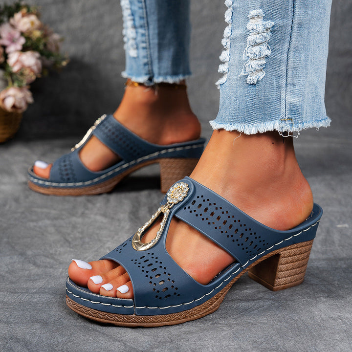 Isabella™ | Sandales Confort Orthopédiques à Talons Hauts