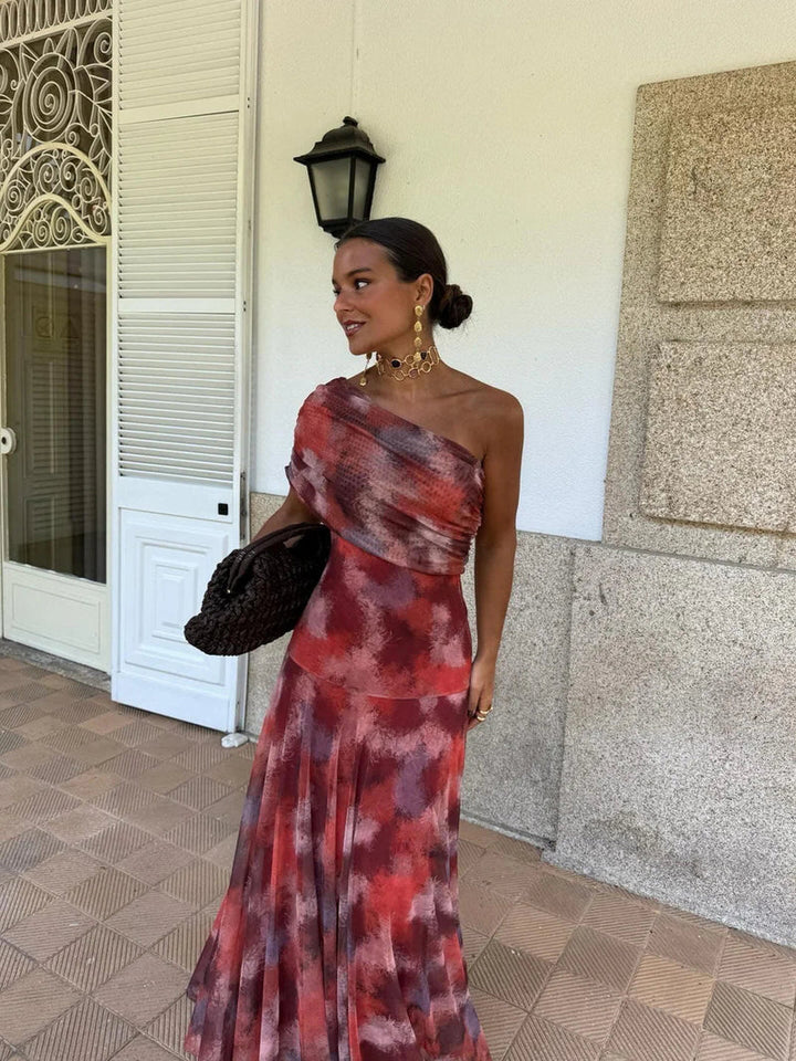 Camila | Robe maxi élégante en mesh