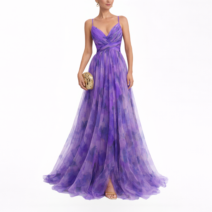 Giselle | Robe Maxi Envoûtante avec Imprimé Floral