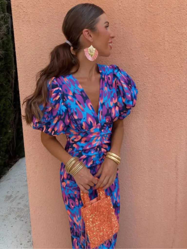 Robe Midi Plissée Vivo