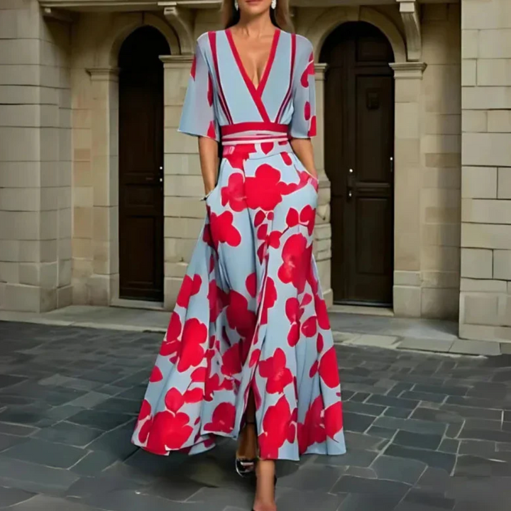 Michelle™ - Robe Élégante à Fleurs