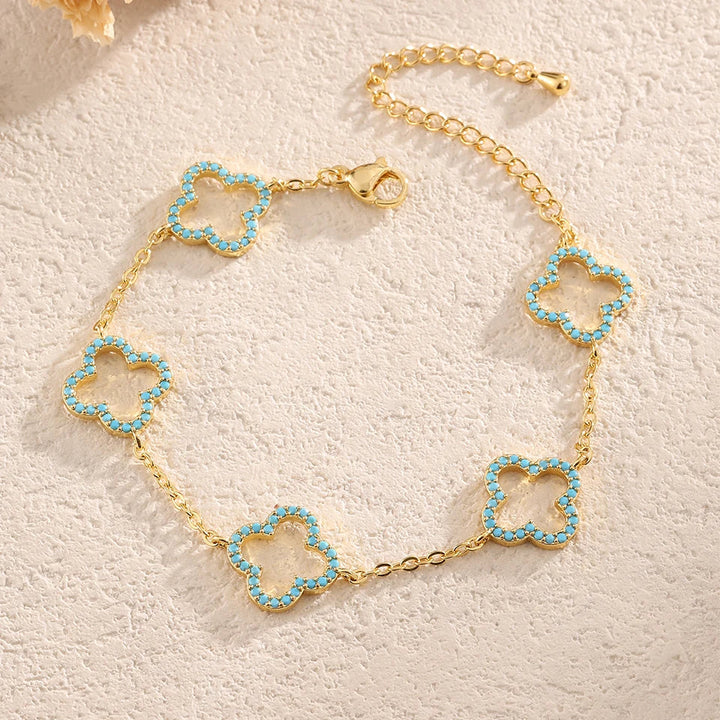 Bracelet Charme Trèfle
