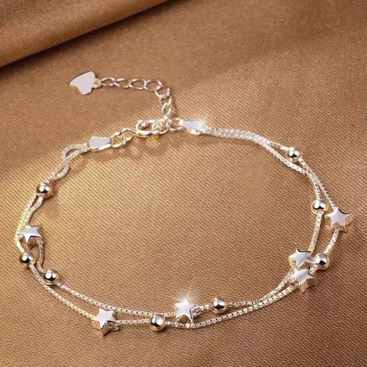 Bracelet en Cristal avec Franges Étoile