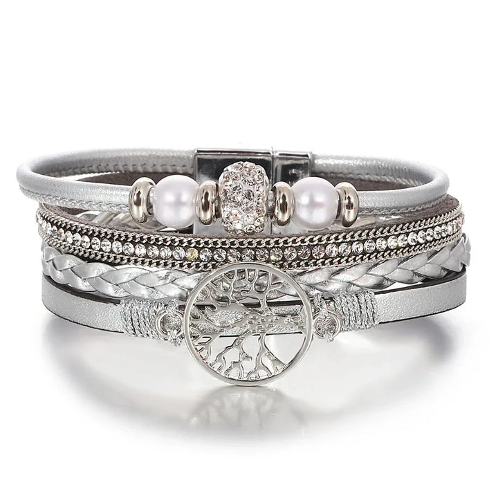 Bracelet Rhinestone Arbre de Vie