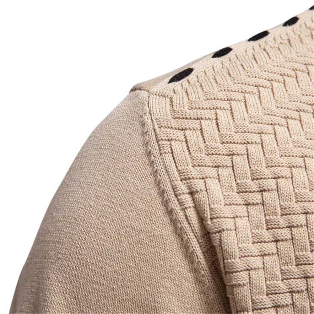 Schneider | Warm Men's Cardigan with V-Neck