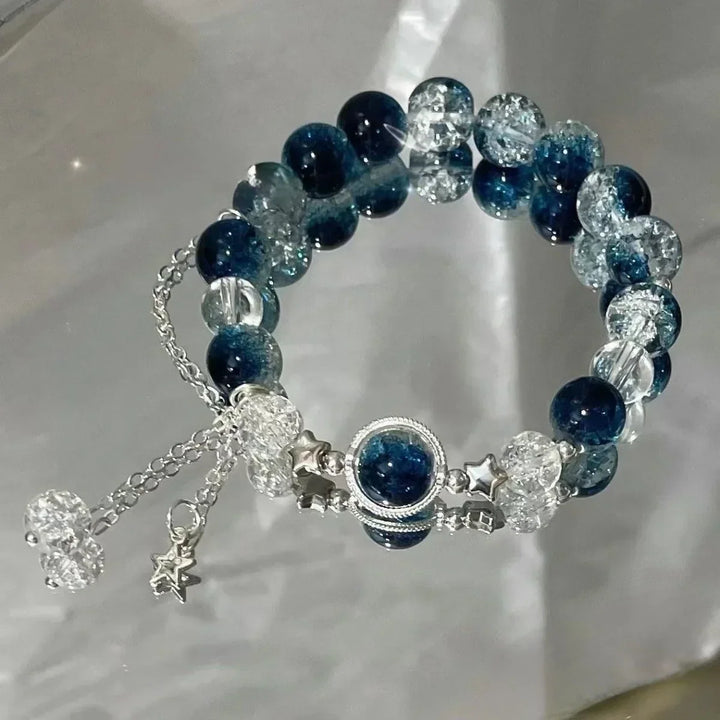 Bracelet en Cristal avec Franges Étoile