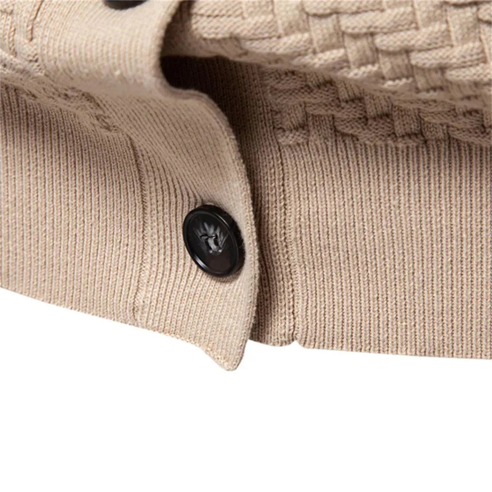 Schneider | Warm Men's Cardigan with V-Neck