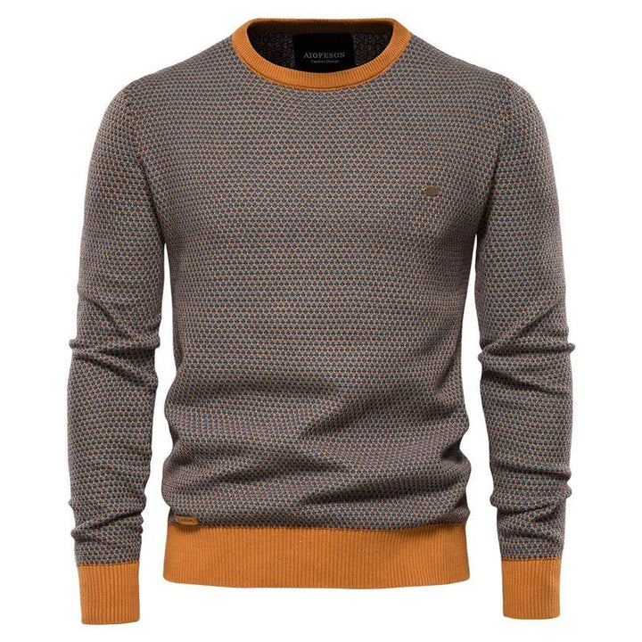 Steinmann | Men's Sweater with Diamond Pattern