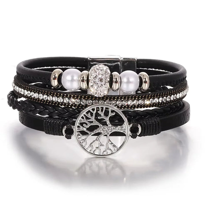 Bracelet Rhinestone Arbre de Vie
